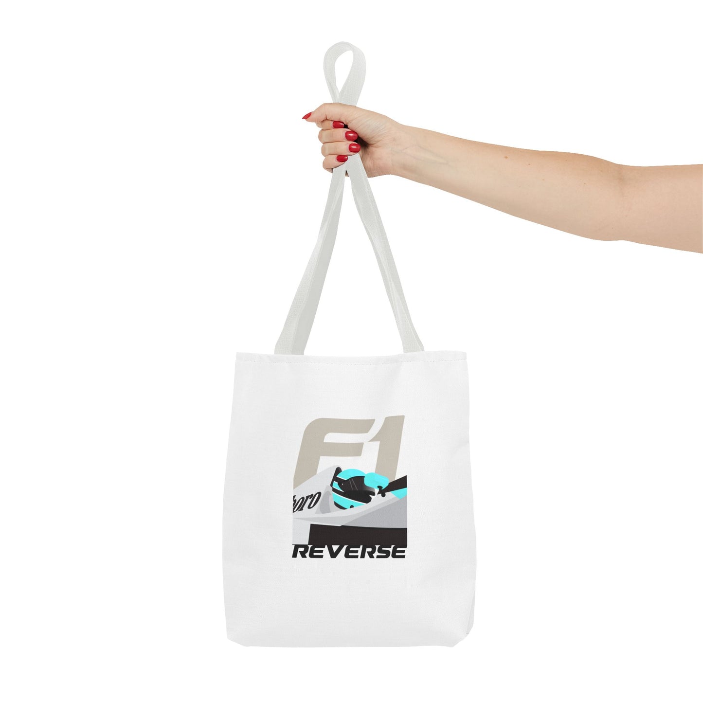 F1 Driver - White Tote Bag