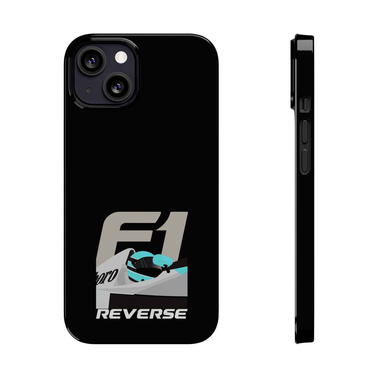 F1 Driver - Black Slim Phone Case