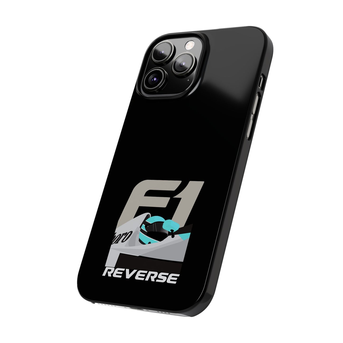 F1 Driver - Black Slim Phone Case