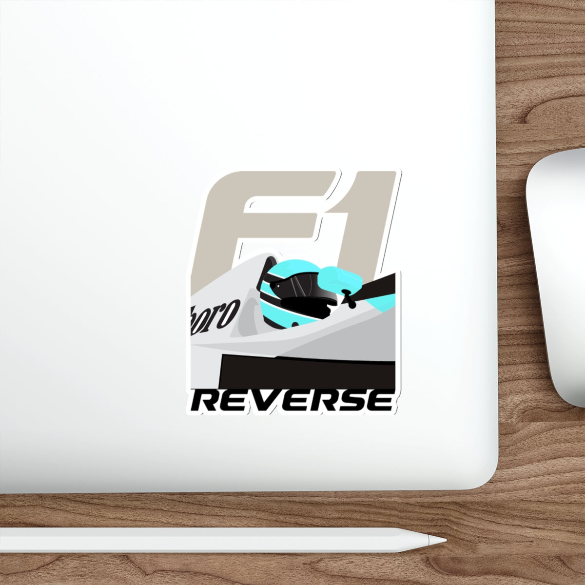 F1 Driver Die-Cut Sticker