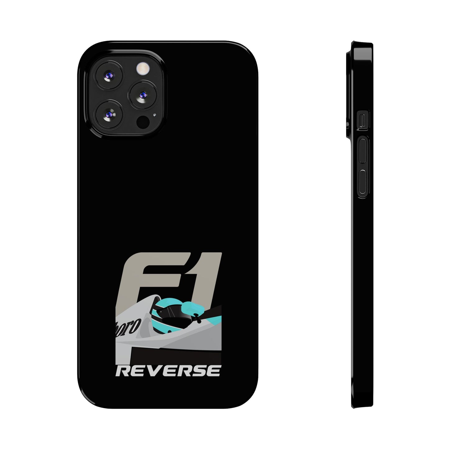 F1 Driver - Black Slim Phone Case