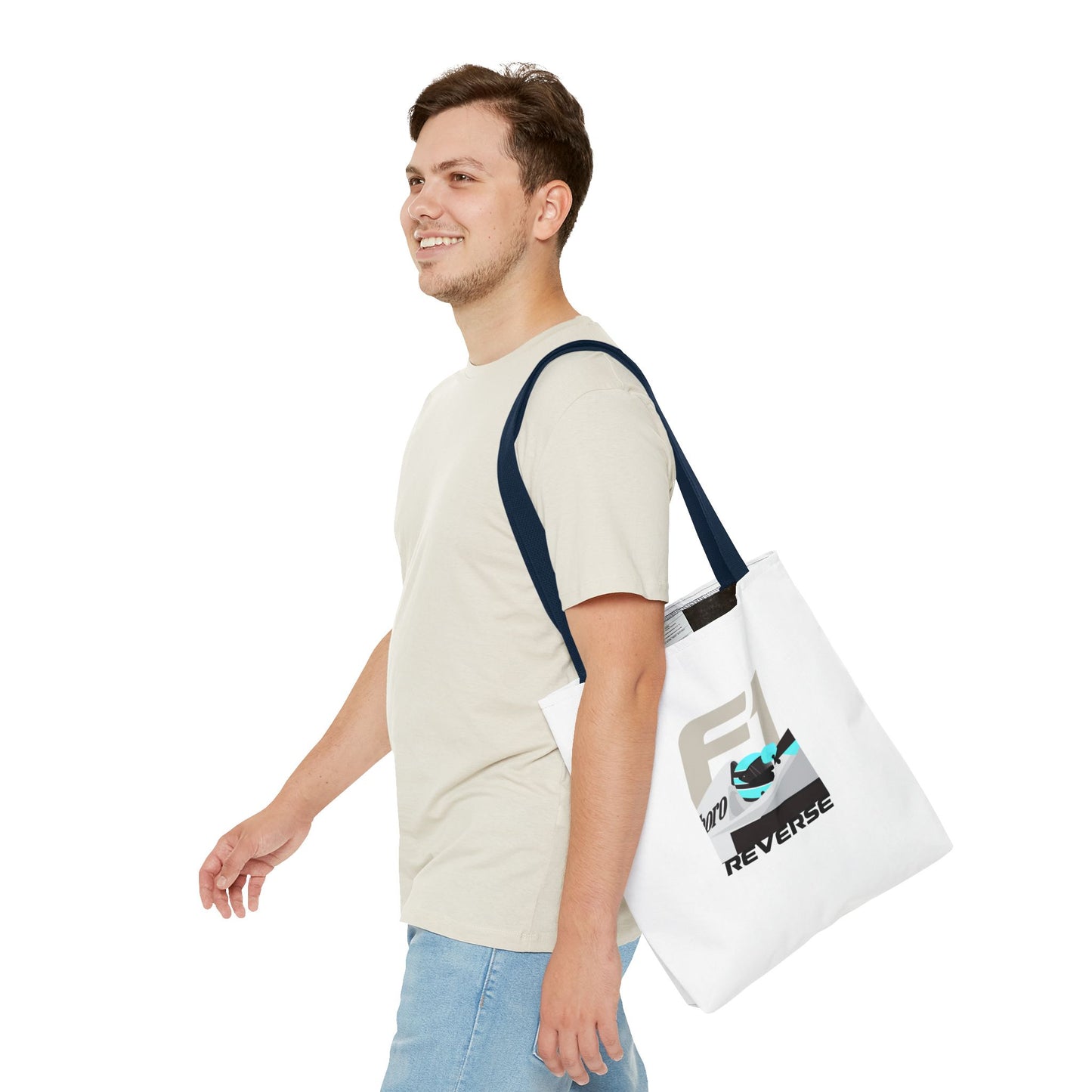 F1 Driver - White Tote Bag