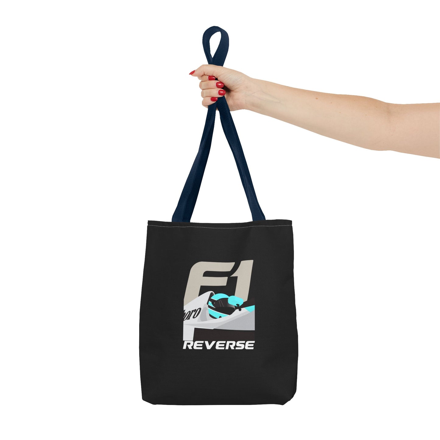 F1 Driver - Black Tote Bag