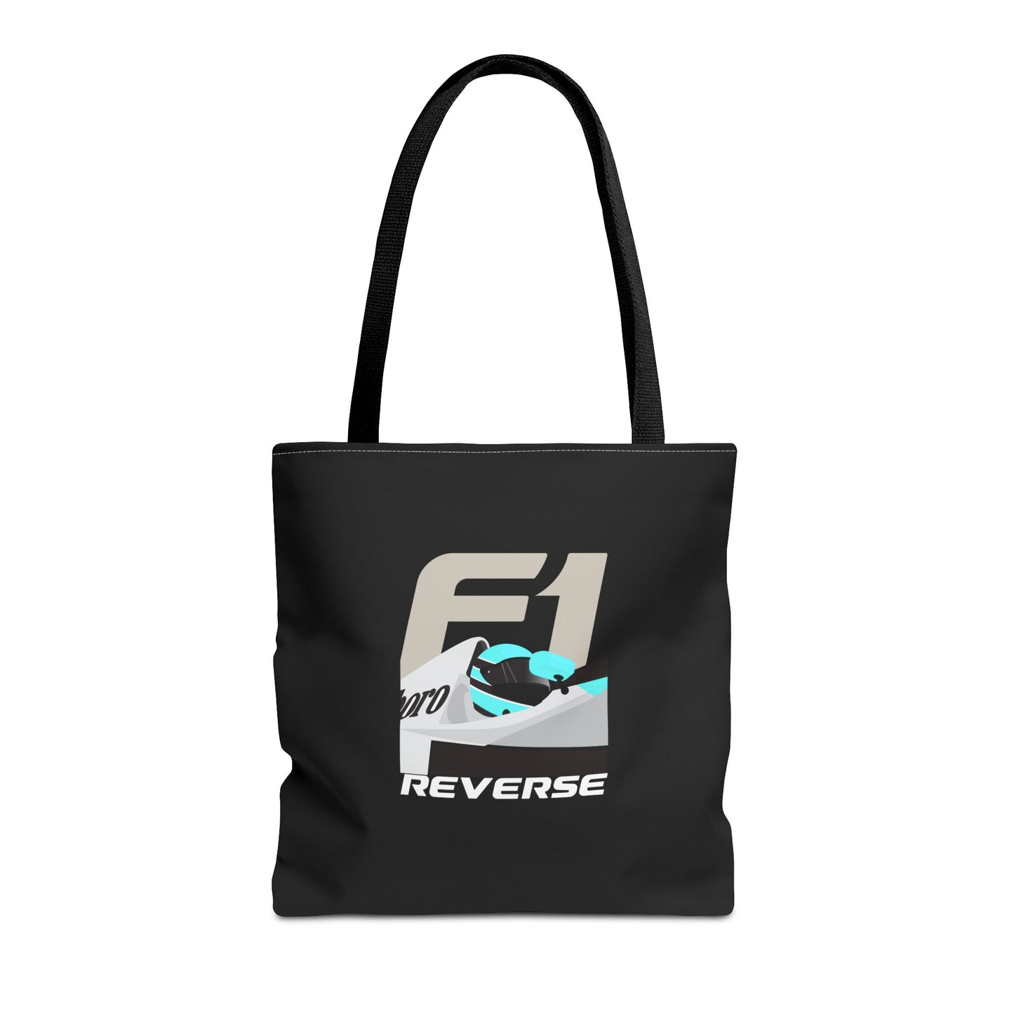 F1 Driver - Black Tote Bag