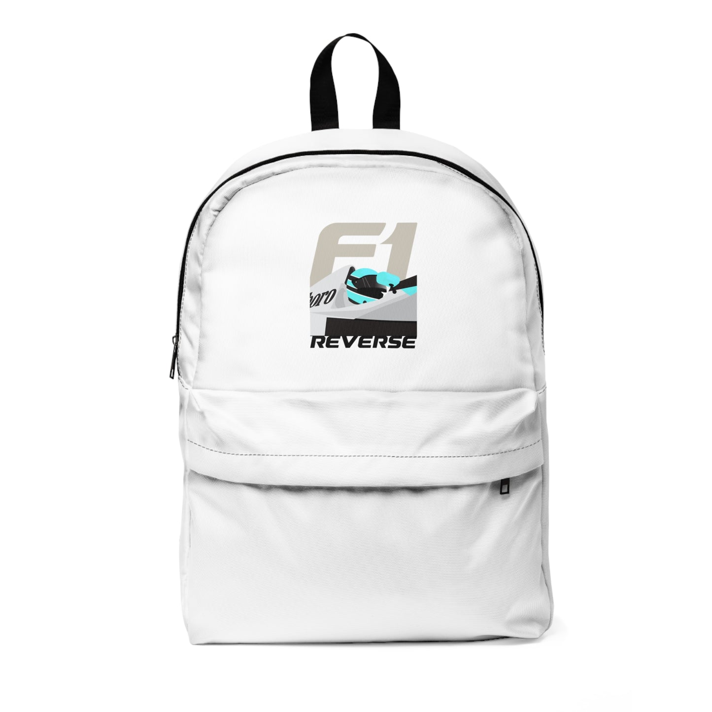 F1 Driver - White Unisex Classic Backpack