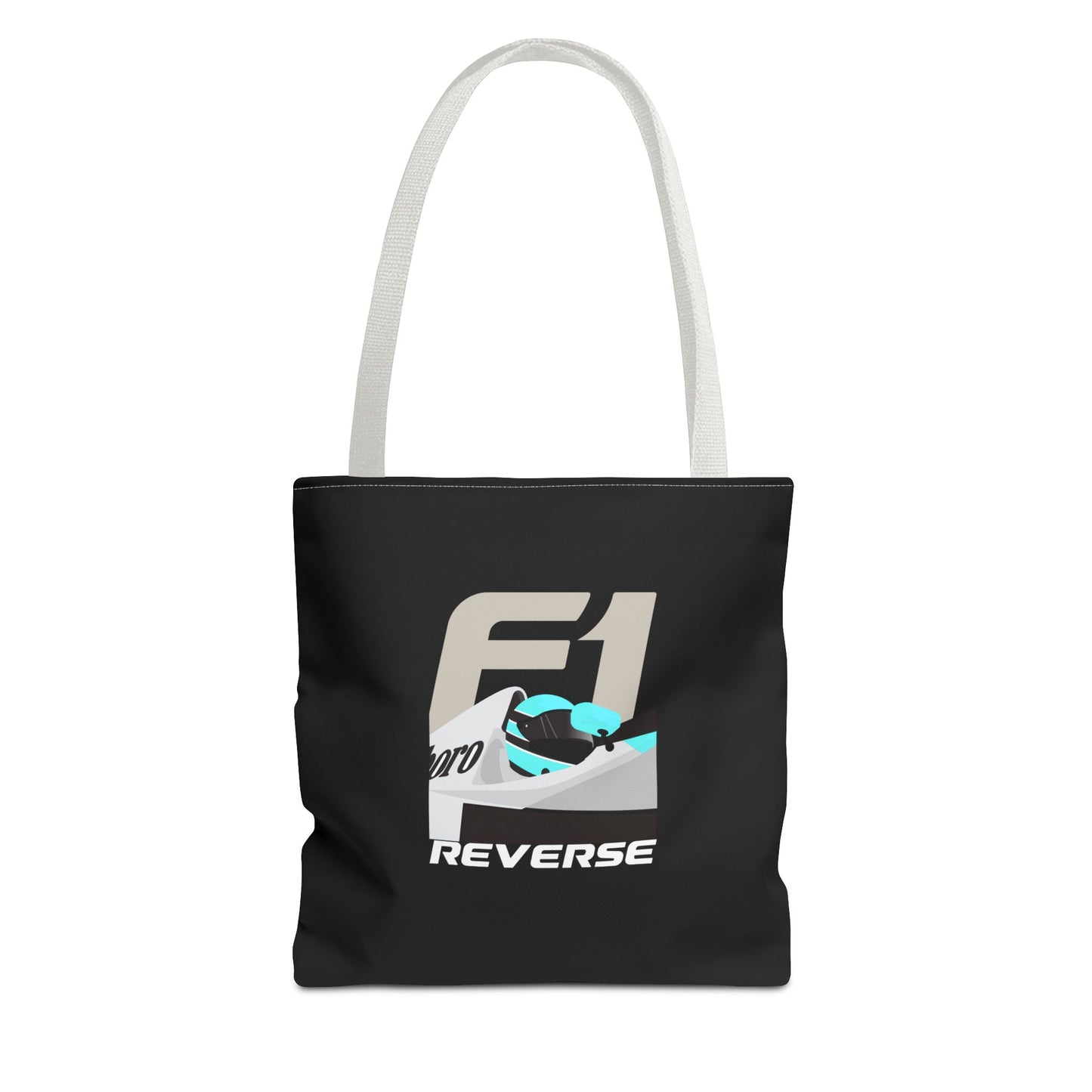 F1 Driver - Black Tote Bag