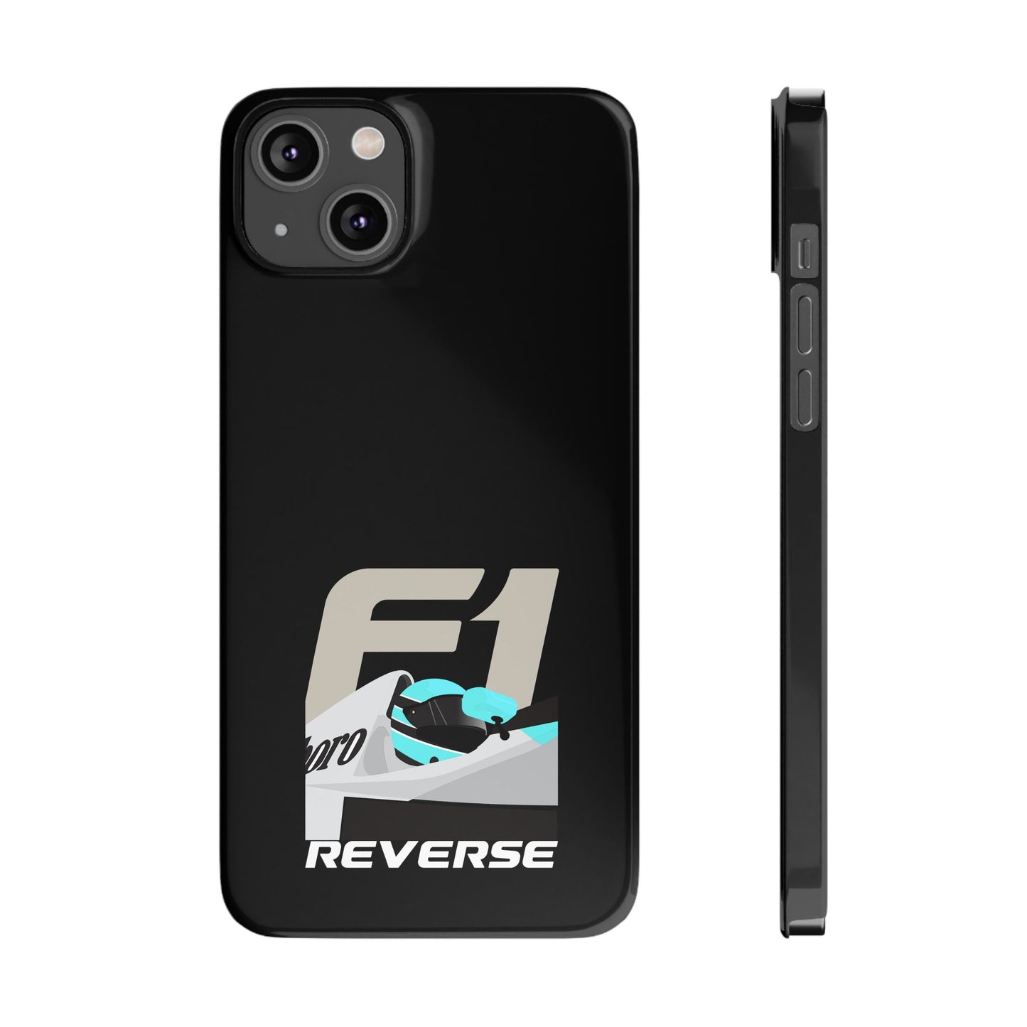 F1 Driver - Black Slim Phone Case