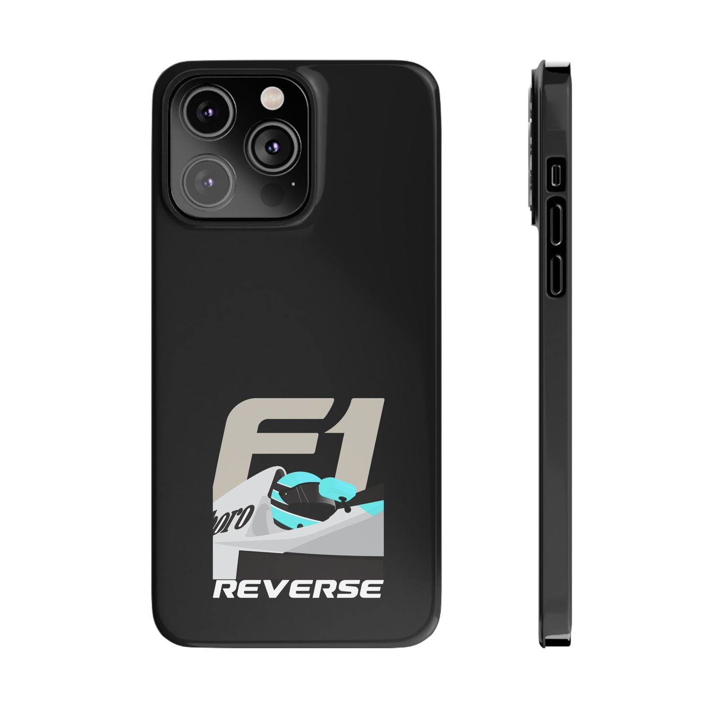 F1 Driver - Black Slim Phone Case