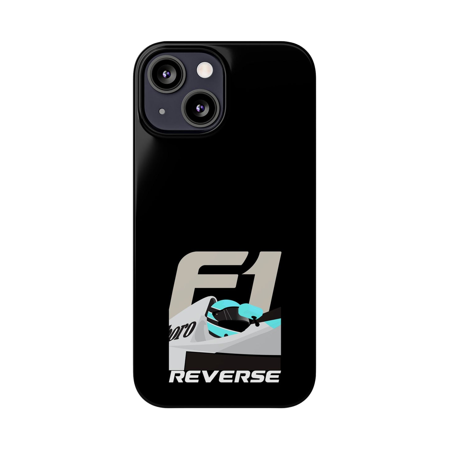 F1 Driver - Black Slim Phone Case