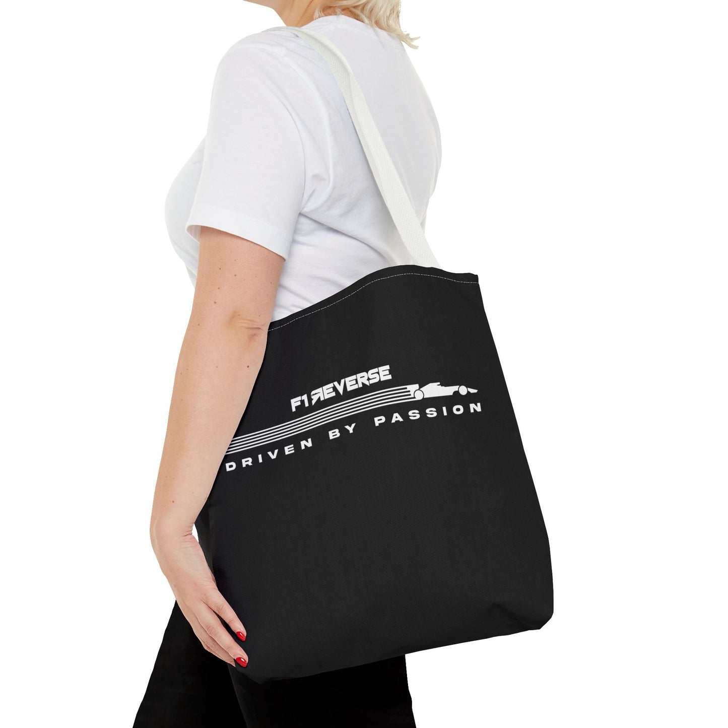 Driven by Passion - Black Tote Bag