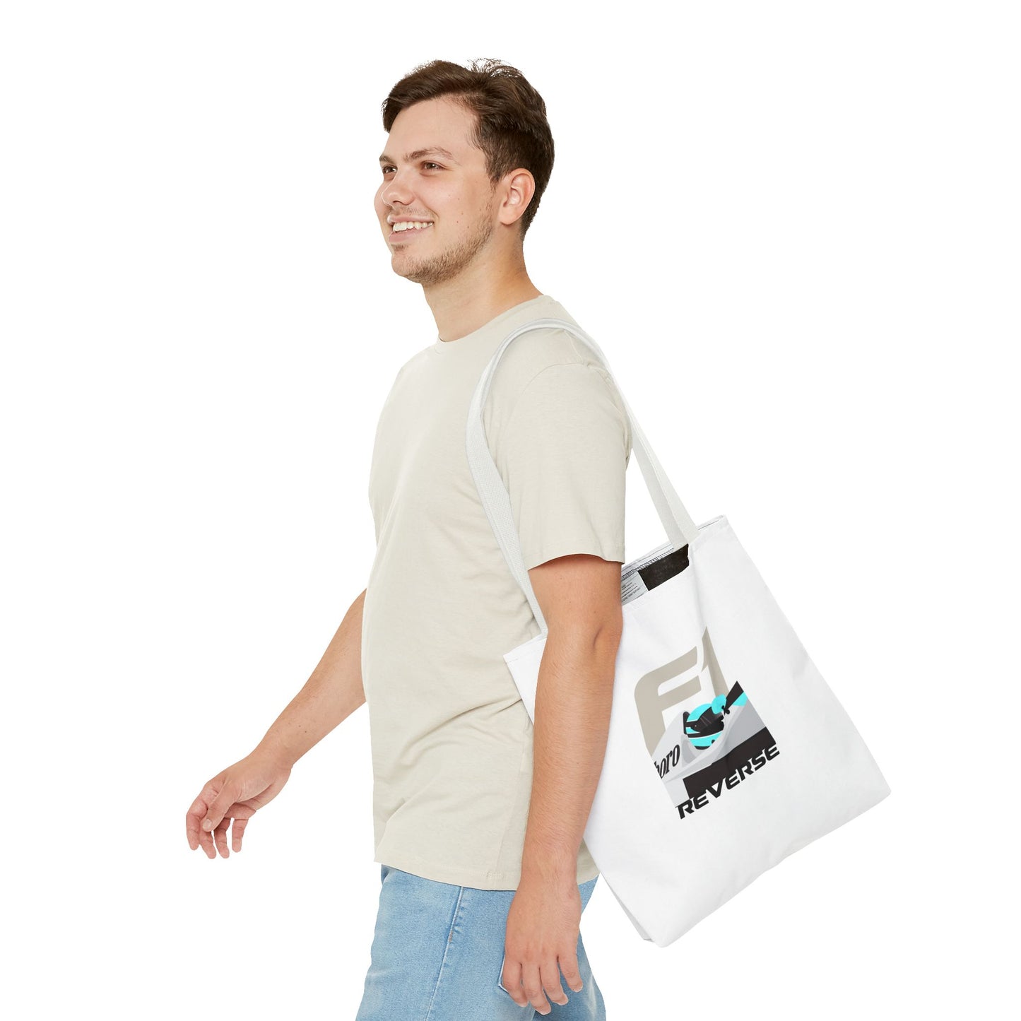 F1 Driver - White Tote Bag