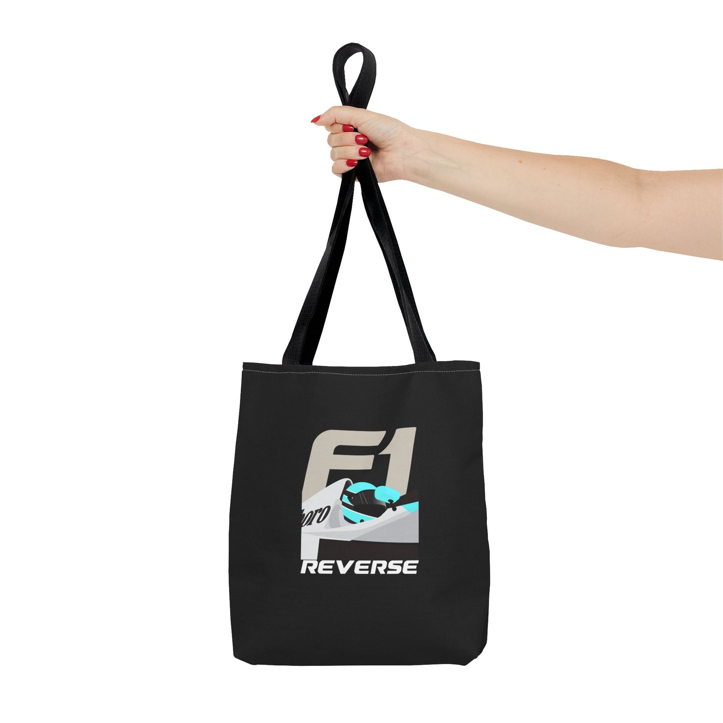 F1 Driver - Black Tote Bag