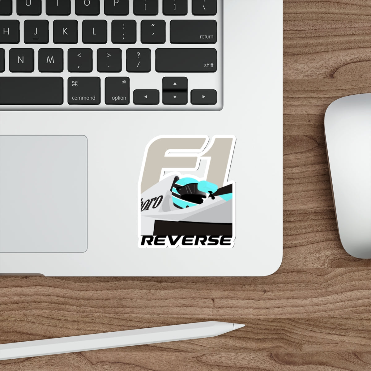 F1 Driver Die-Cut Sticker