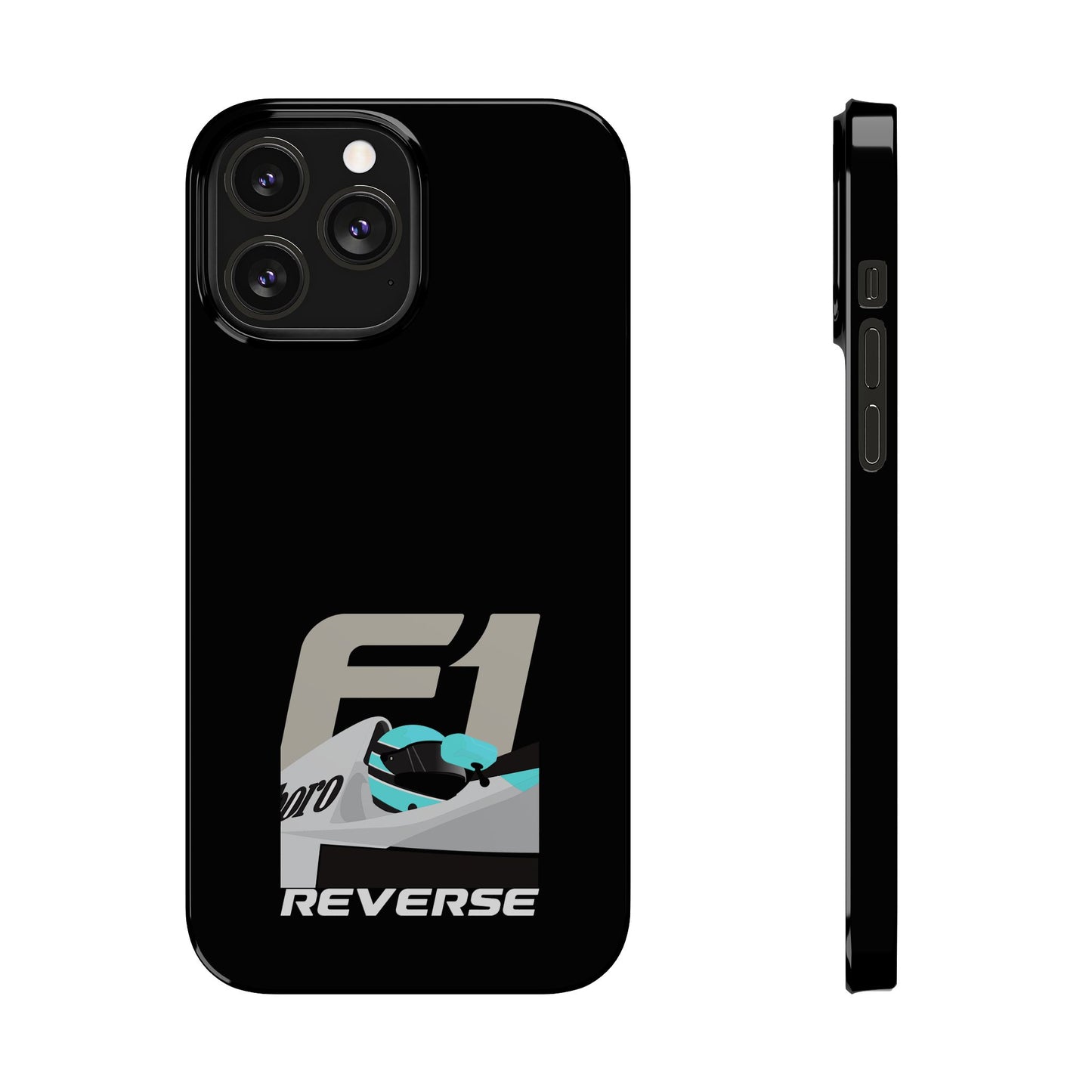 F1 Driver - Black Slim Phone Case