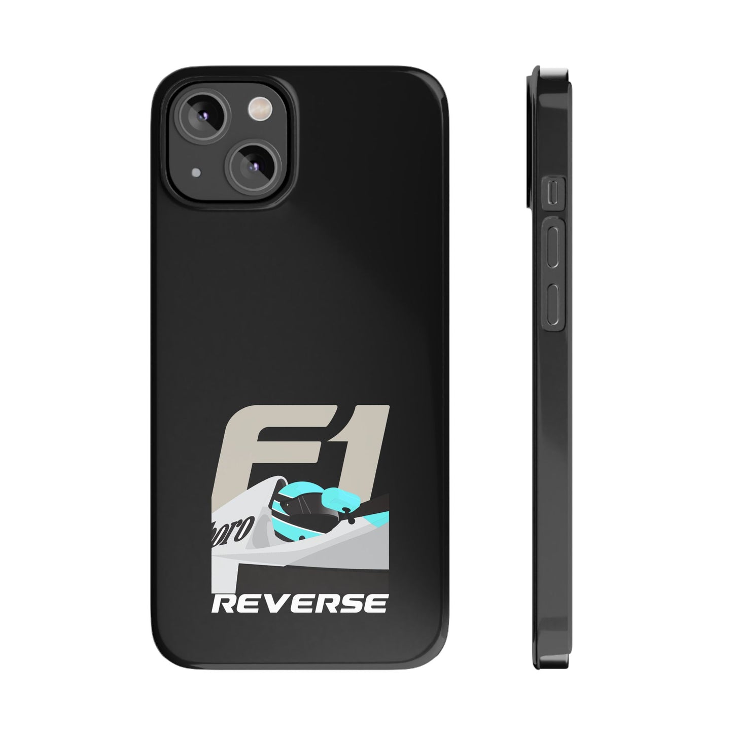 F1 Driver - Black Slim Phone Case