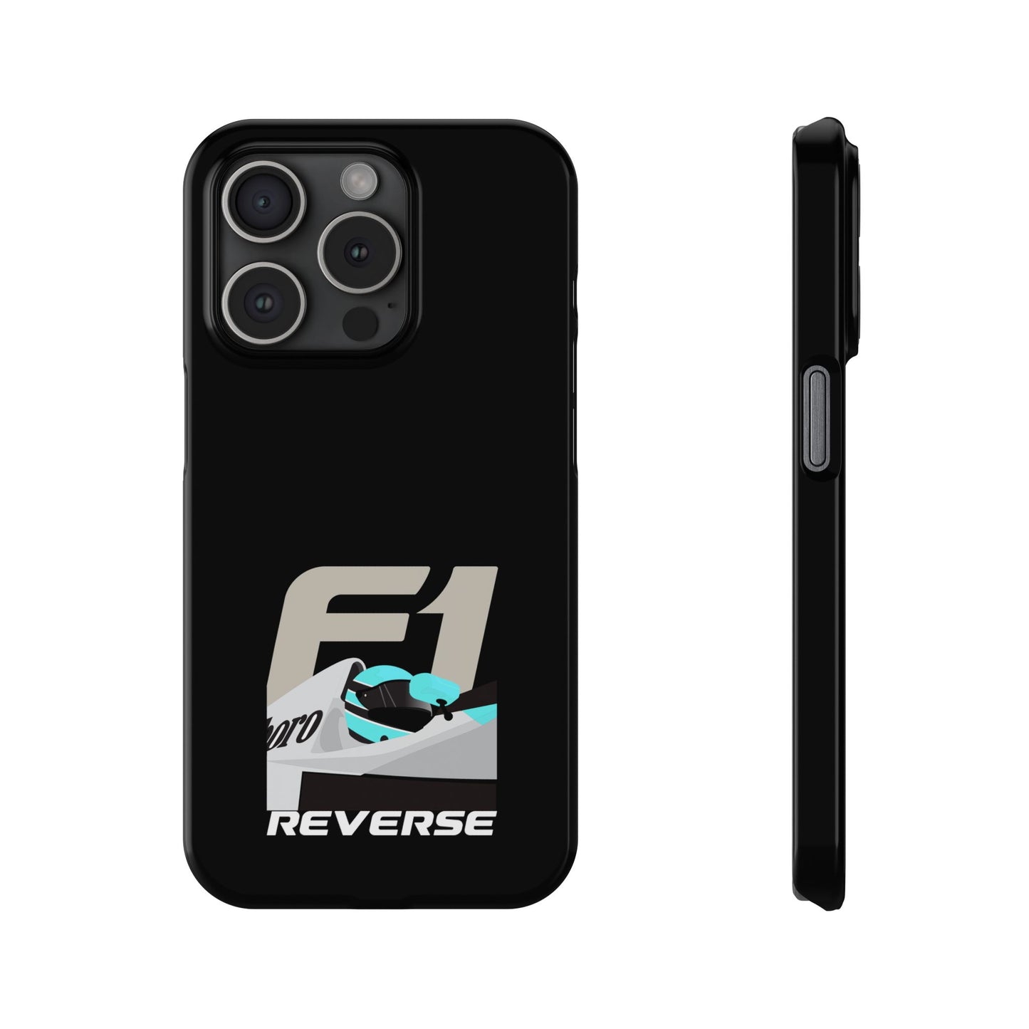 F1 Driver - Black Slim Phone Case