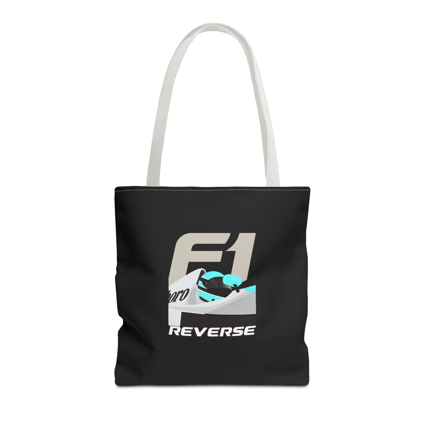 F1 Driver - Black Tote Bag