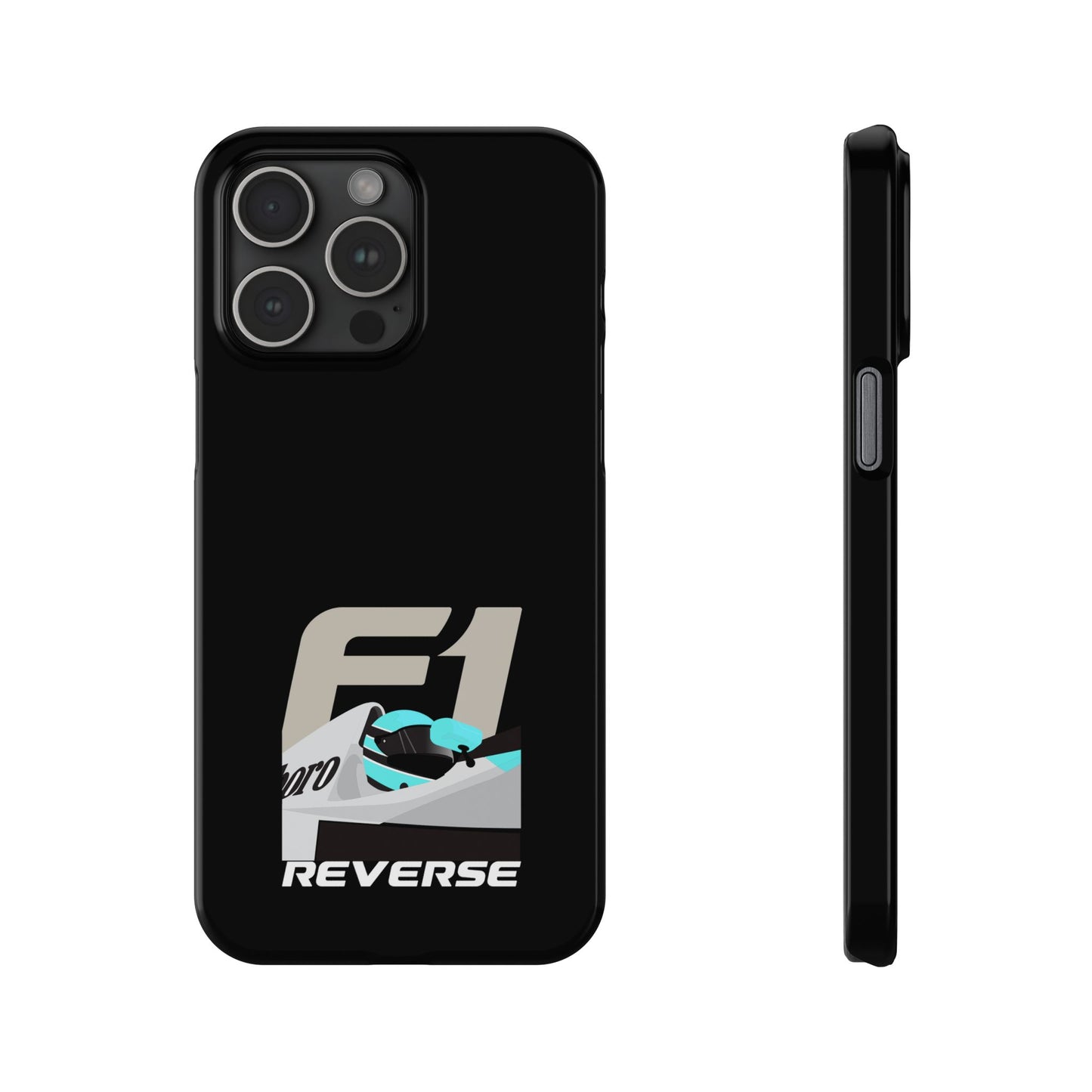 F1 Driver - Black Slim Phone Case