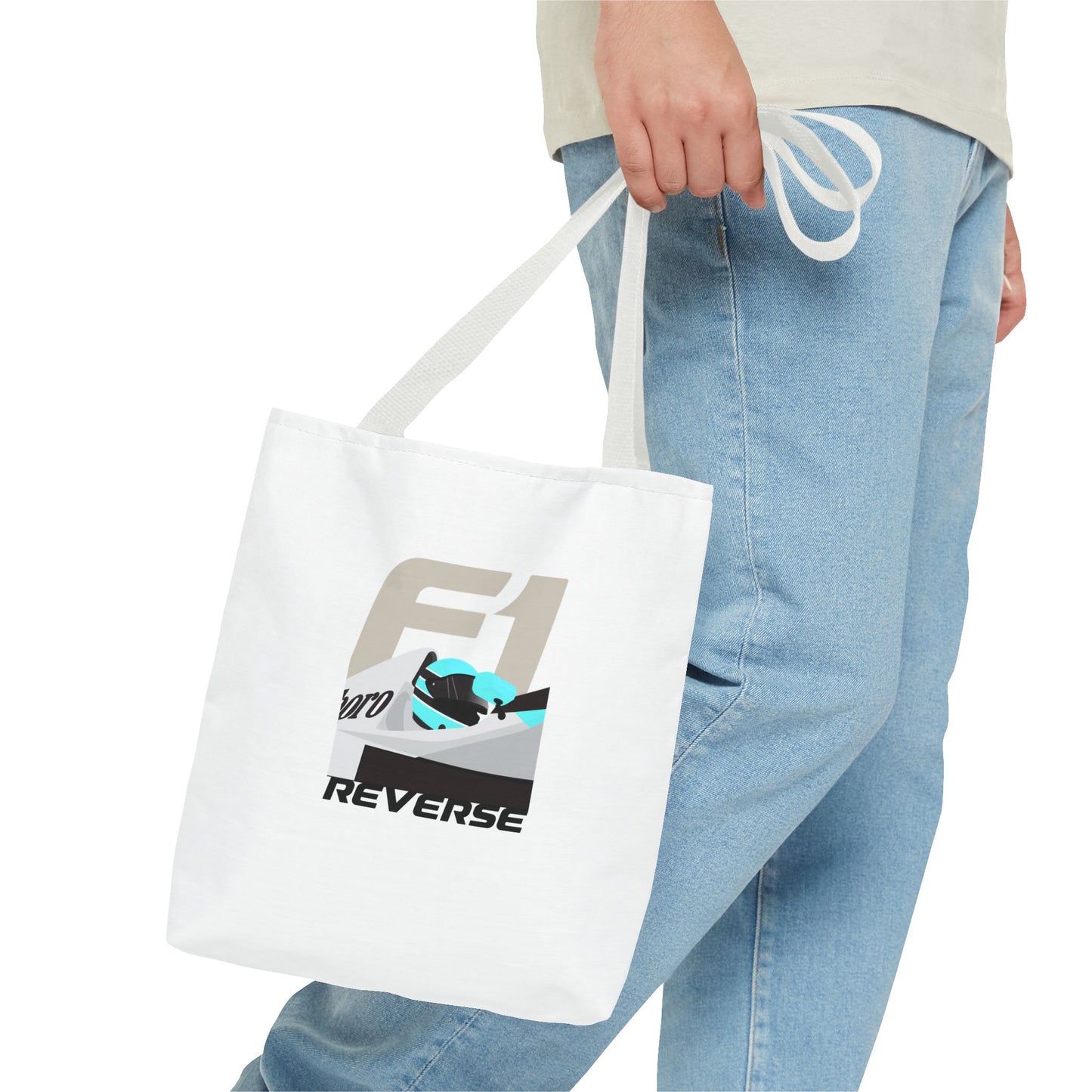 F1 Driver - White Tote Bag