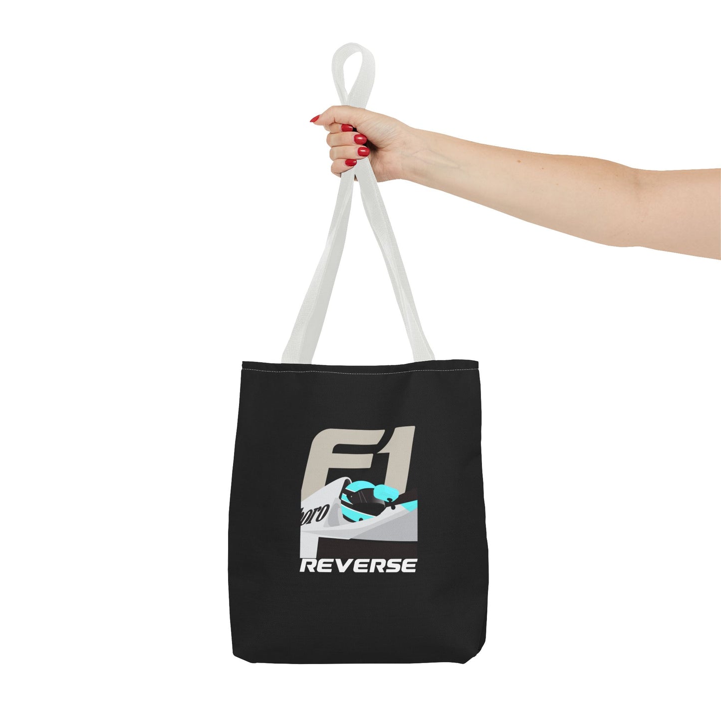 F1 Driver - Black Tote Bag