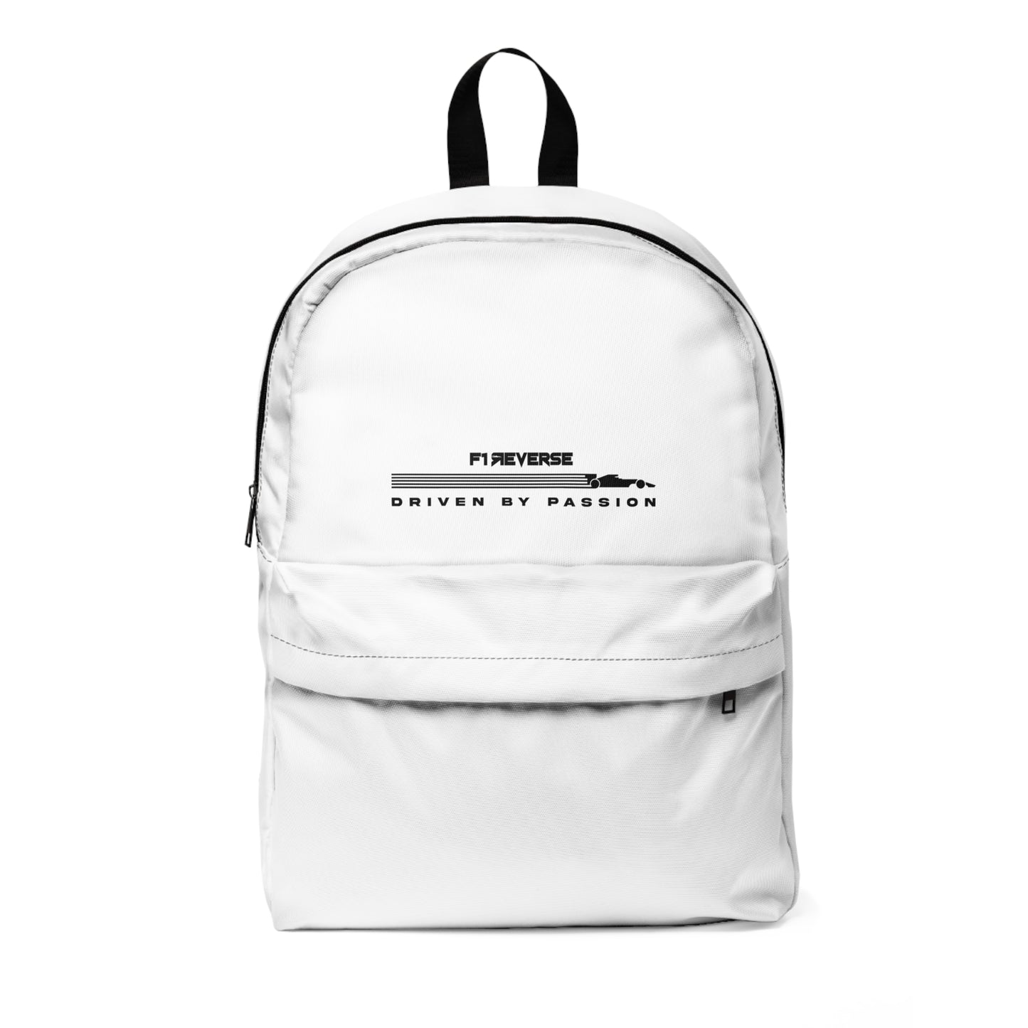 Driven by Passion - White Unisex Classic Backpack