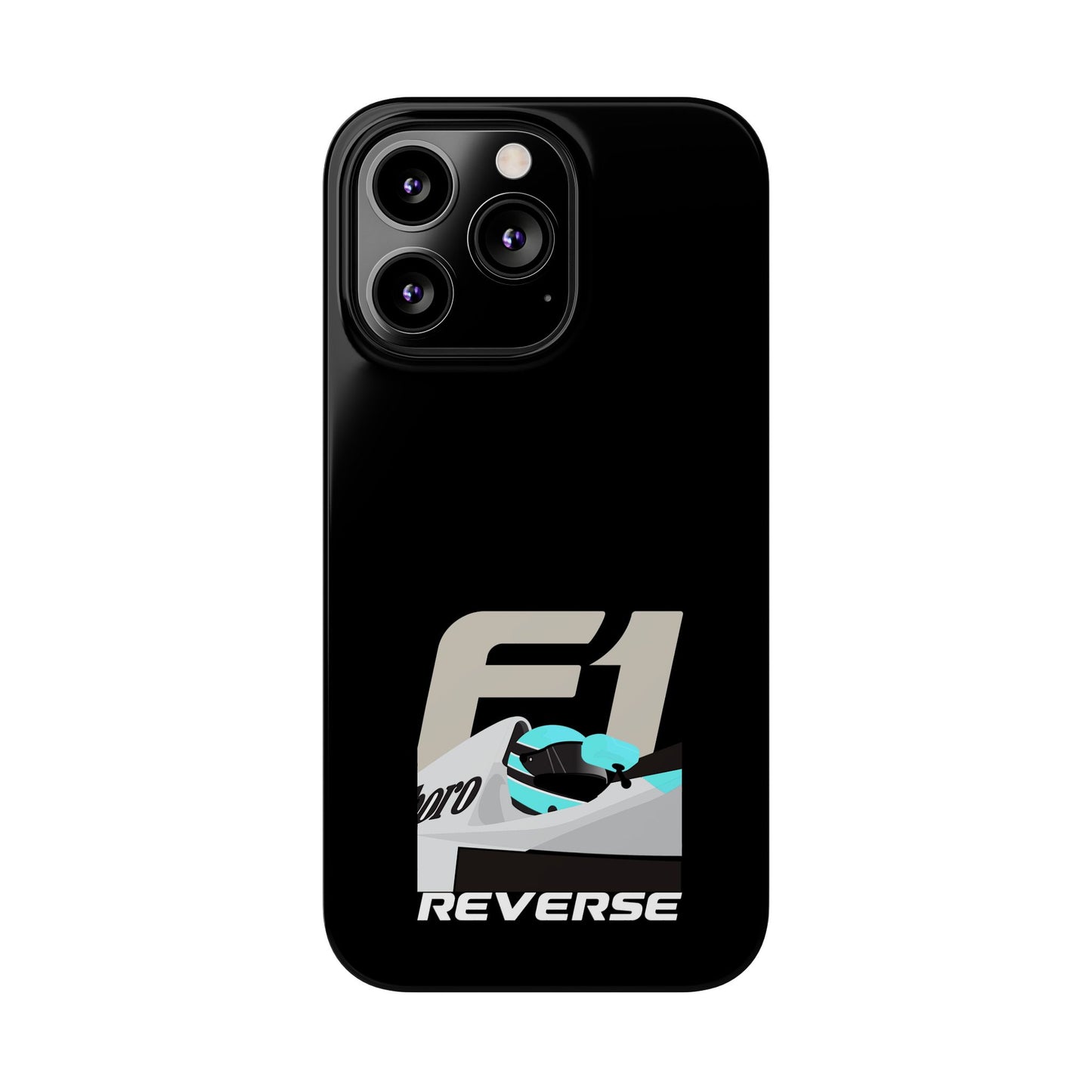 F1 Driver - Black Slim Phone Case