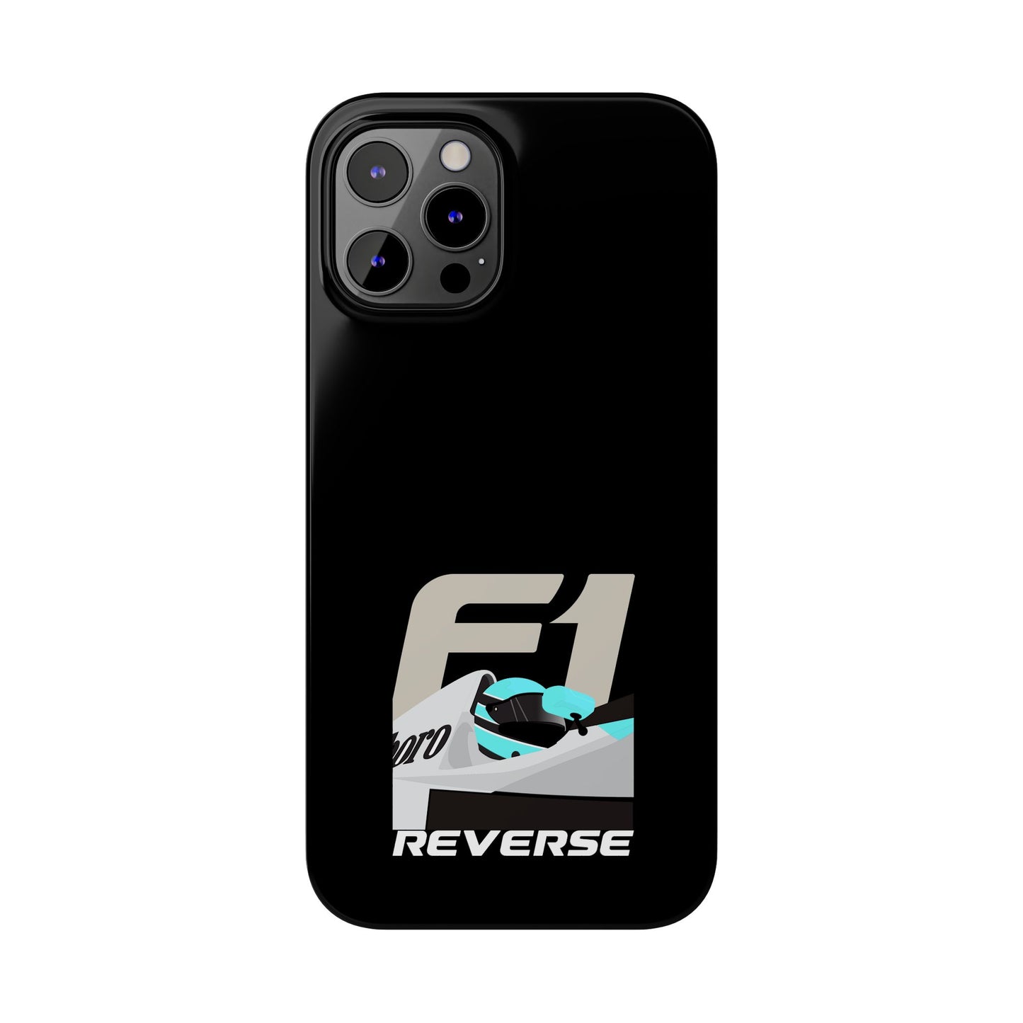 F1 Driver - Black Slim Phone Case