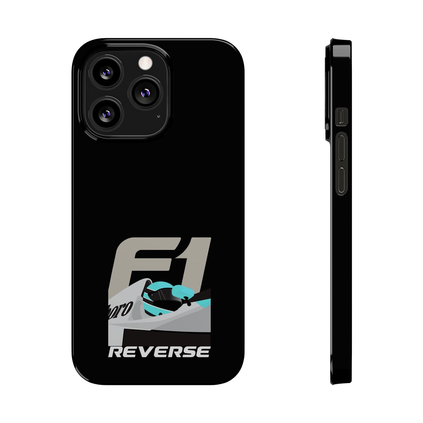 F1 Driver - Black Slim Phone Case